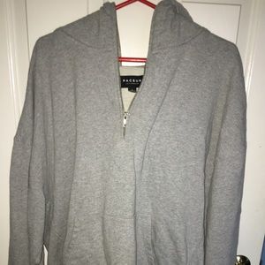 PAC Sun Half Zip Hoodie w/ parka hood